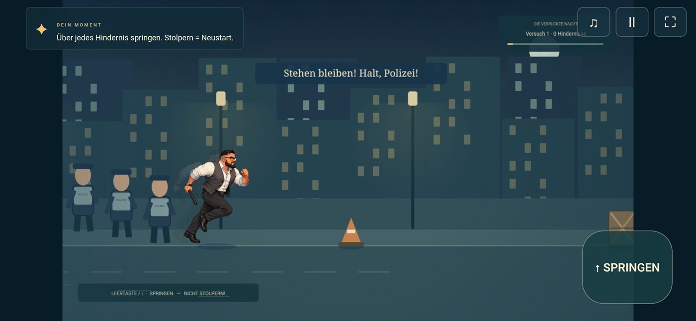 Lauf-Spiel aus Eure Geschichte