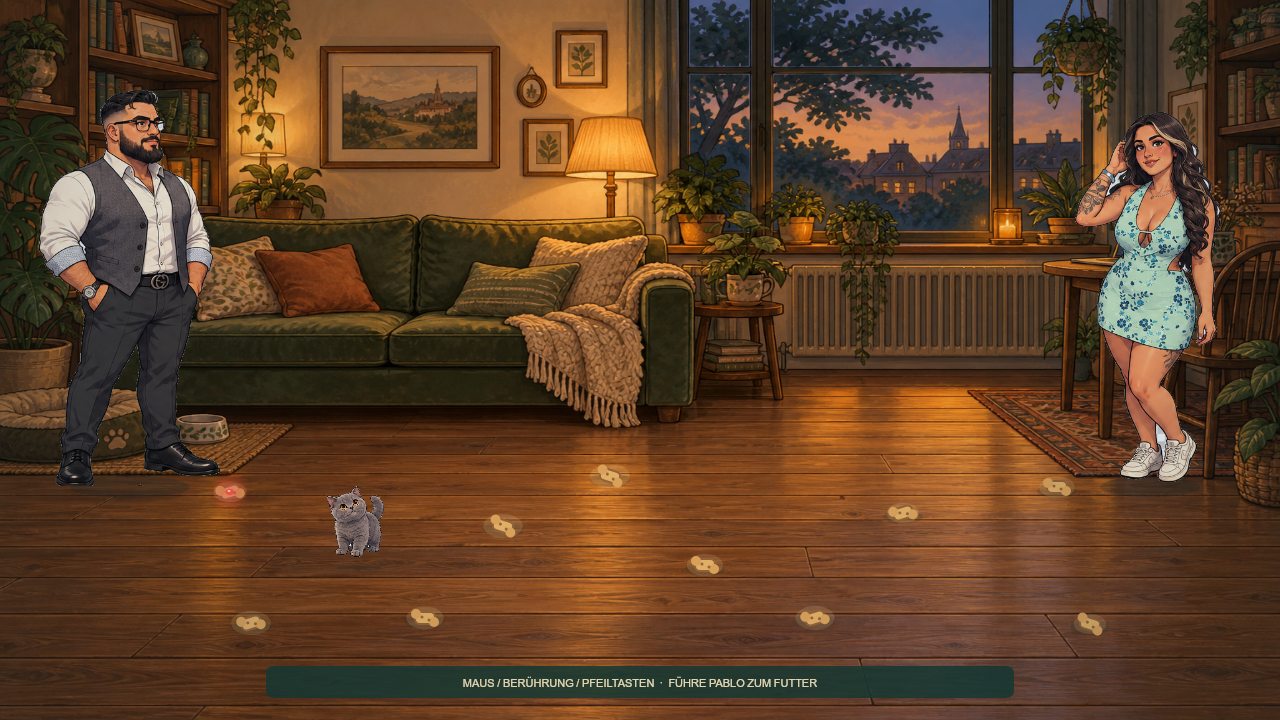 Mini-Spiel mit Katze aus Eure Geschichte